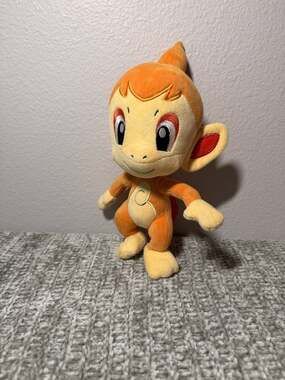Pokémon Chimchar 8-Inch Plush Jazwares Diamond & Pearl Starter